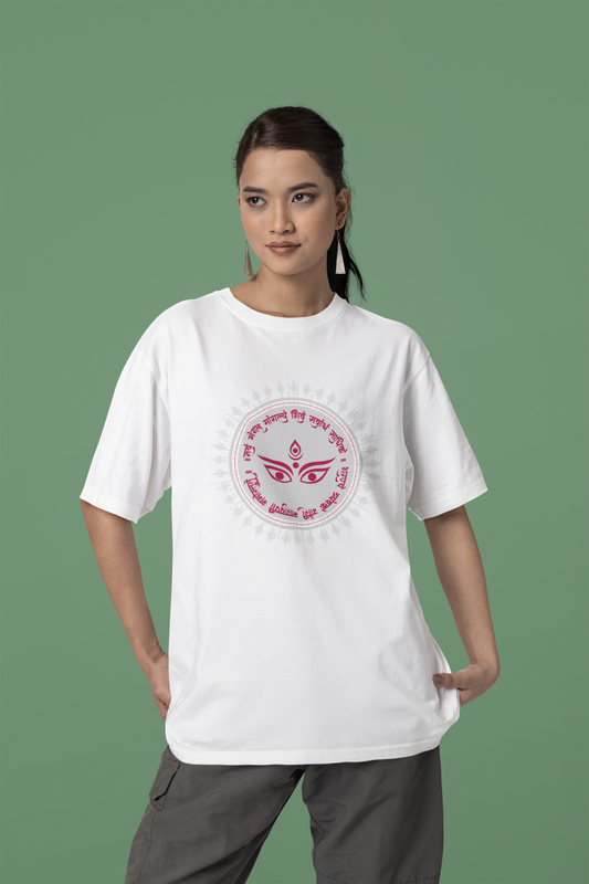 Unisex Oversized Durga design Classic T-Shirt UP LOOKS