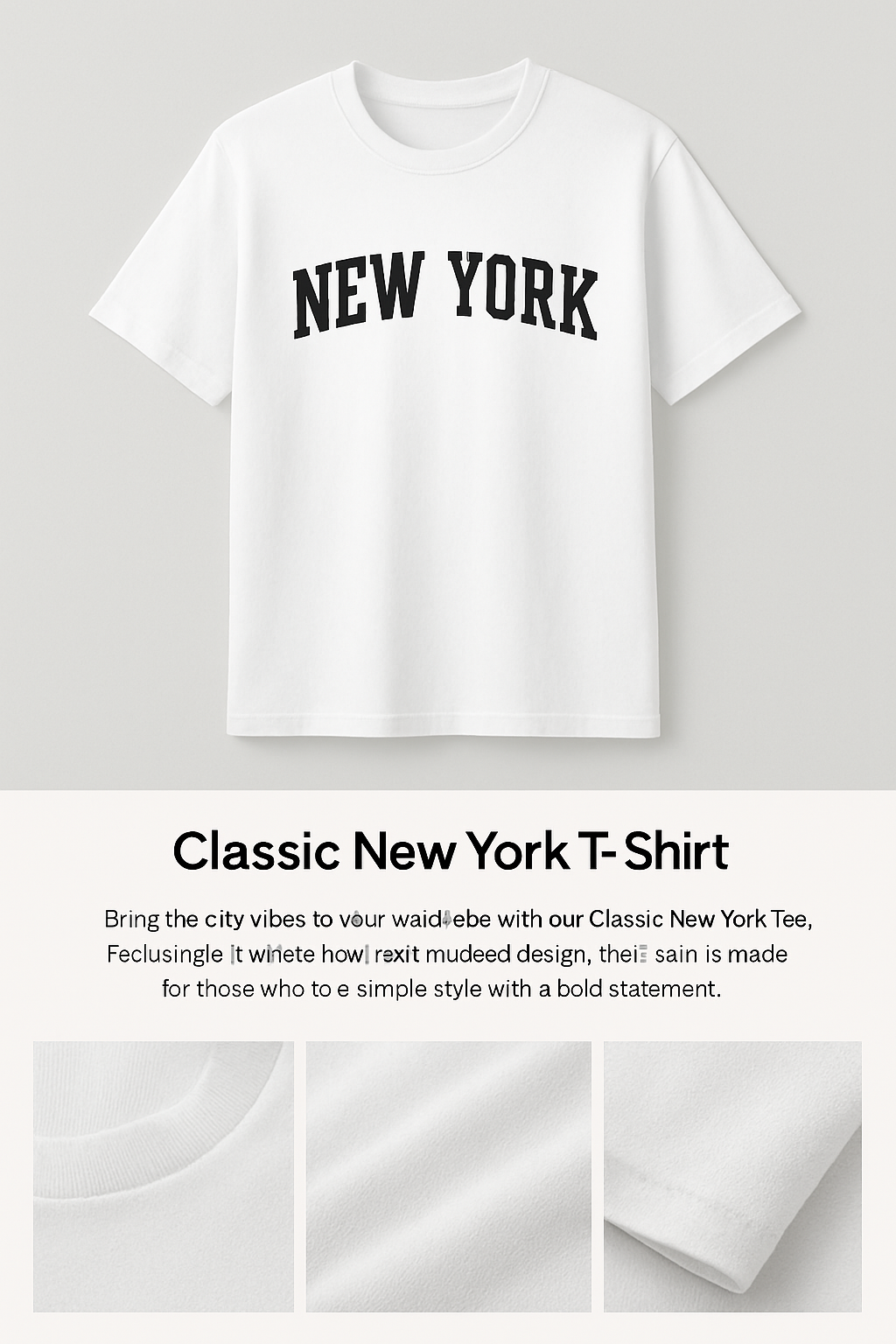 Classic New York T-Shirt UP LOOKS