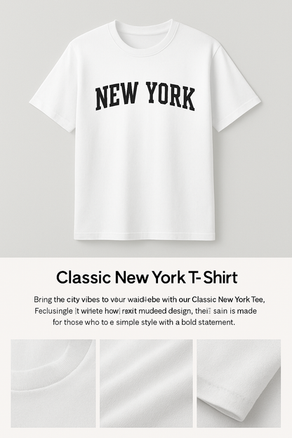 Classic New York T-Shirt UP LOOKS