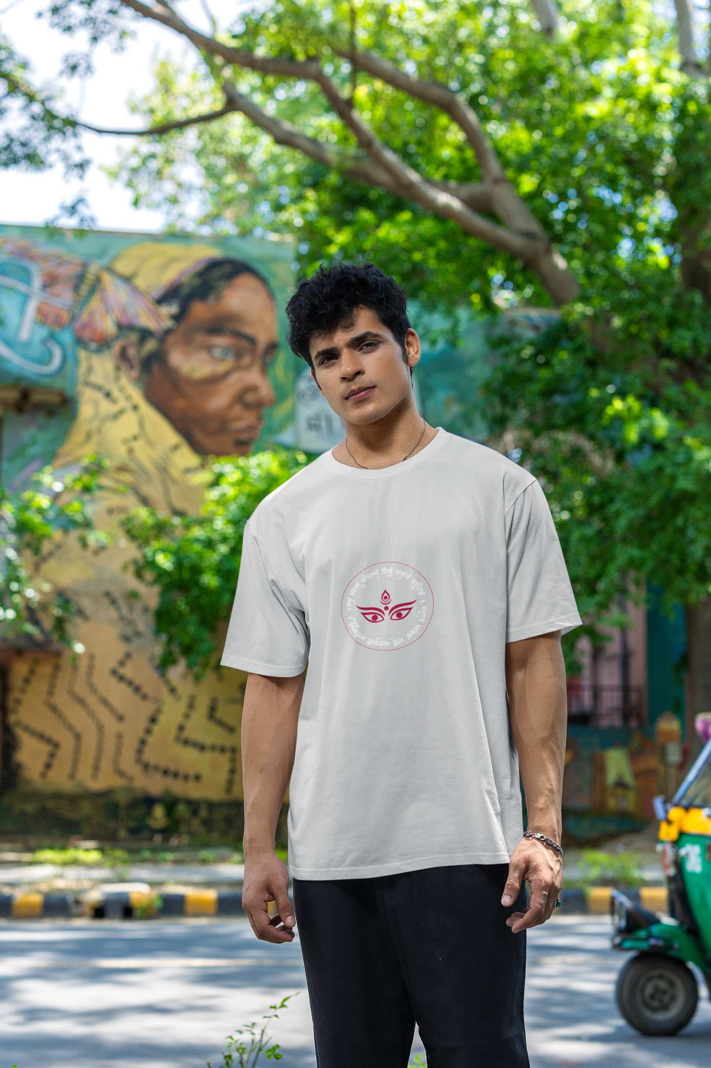 Unisex Oversized Durga design Classic T-Shirt UP LOOKS
