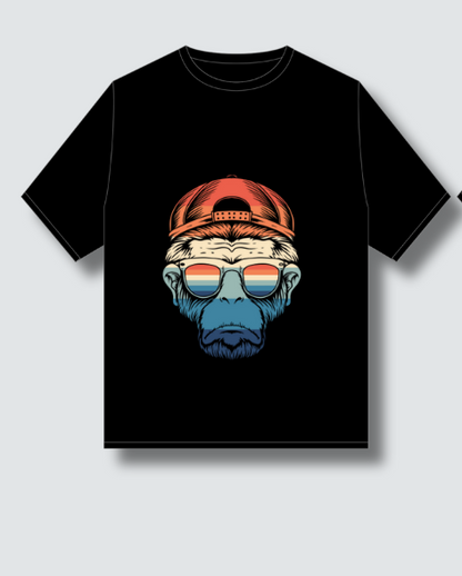 Bad Monkey Oversized Graphic T-Shirt – Streetwear with Attitude UP LOOKS