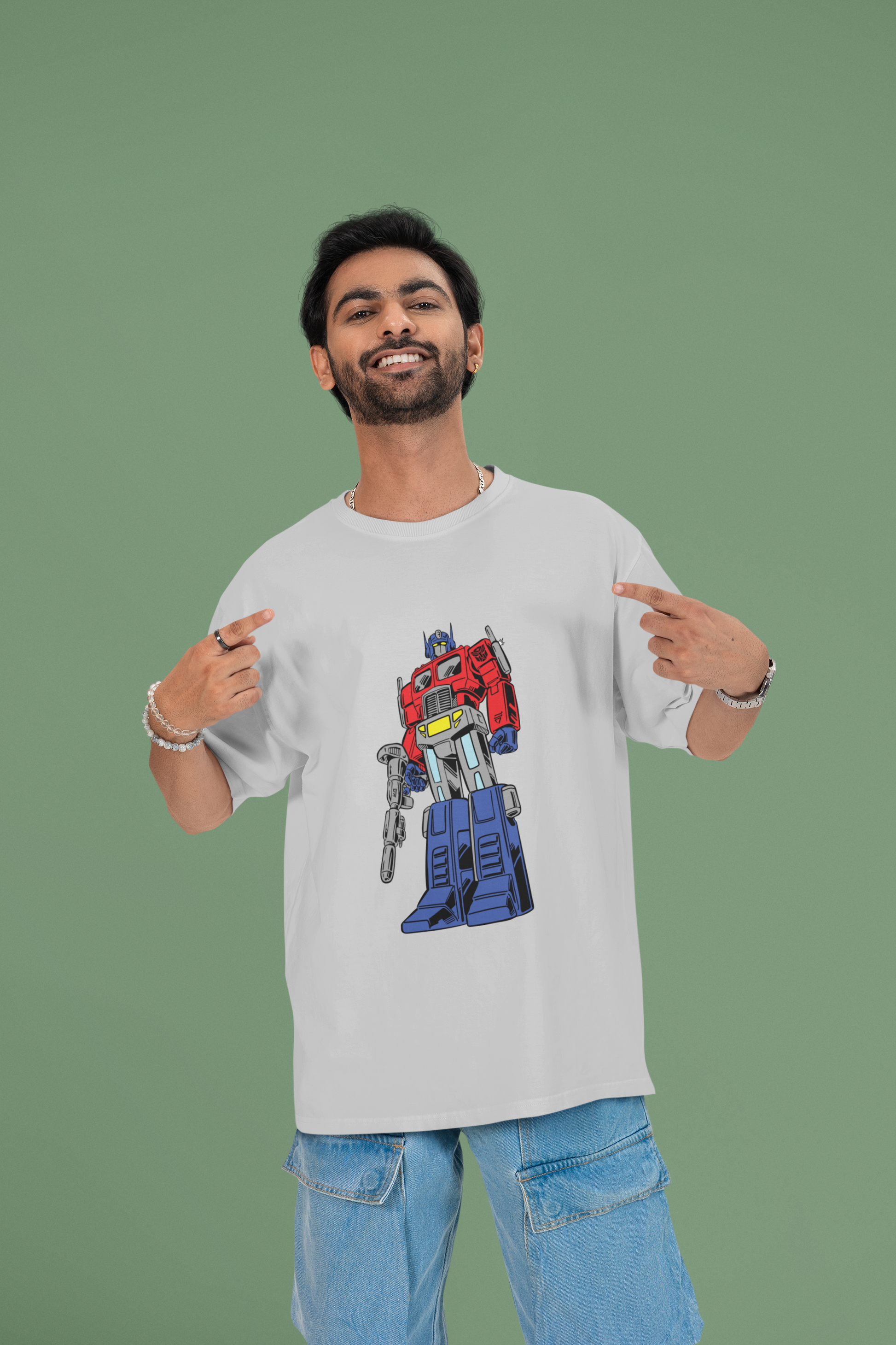 Oversized Mecha Legend T-Shirt UP LOOKS