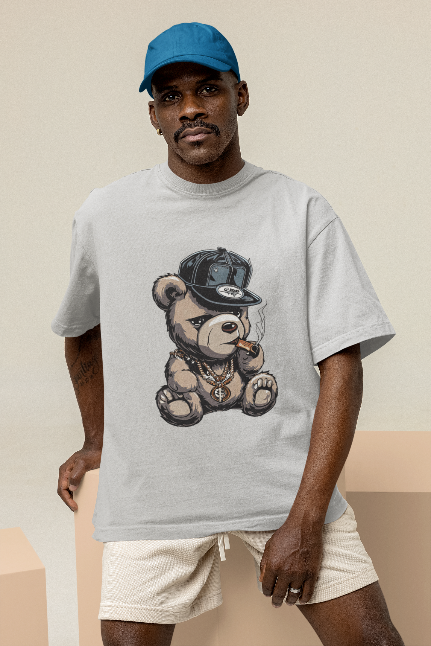 Oversized Street Teddy T-Shirt UP LOOKS